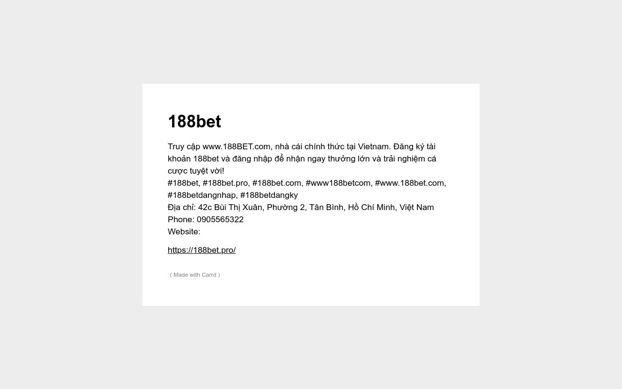 188betpro